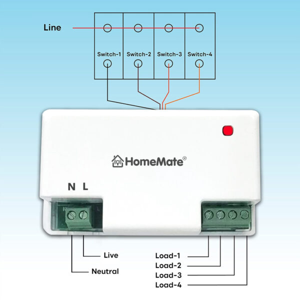 WiFi 4-Node In-wall Smart Switch - Image 2