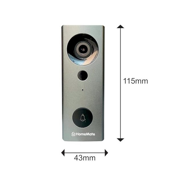Wi-Fi Smart Video Door bell with Rechargeable battery & Chime - Image 2