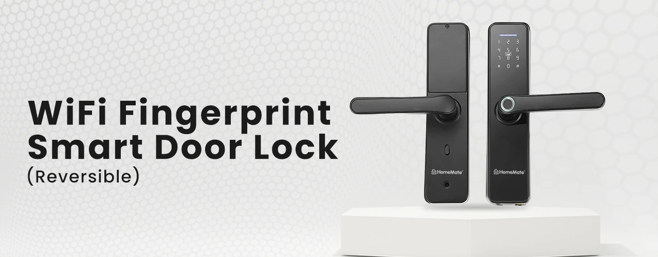 Smart WiFi Fingerprint Door Lock in India | Homemate