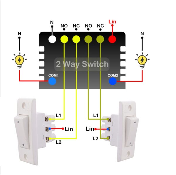 Smart 2-Way 2-Gang Touch Switch - Image 7